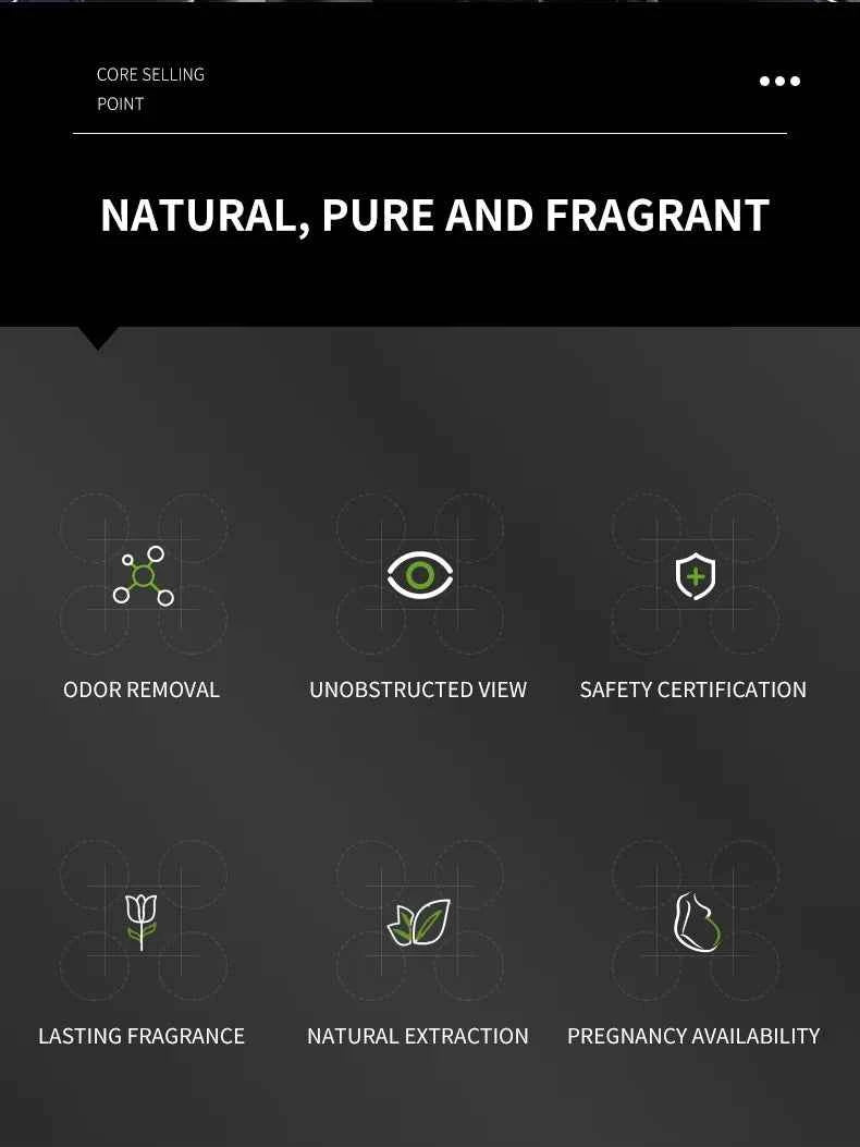 Perfume Car perfume, a car fragrance used for car interior accessories, a long-term car air freshener, keep charming and fresh