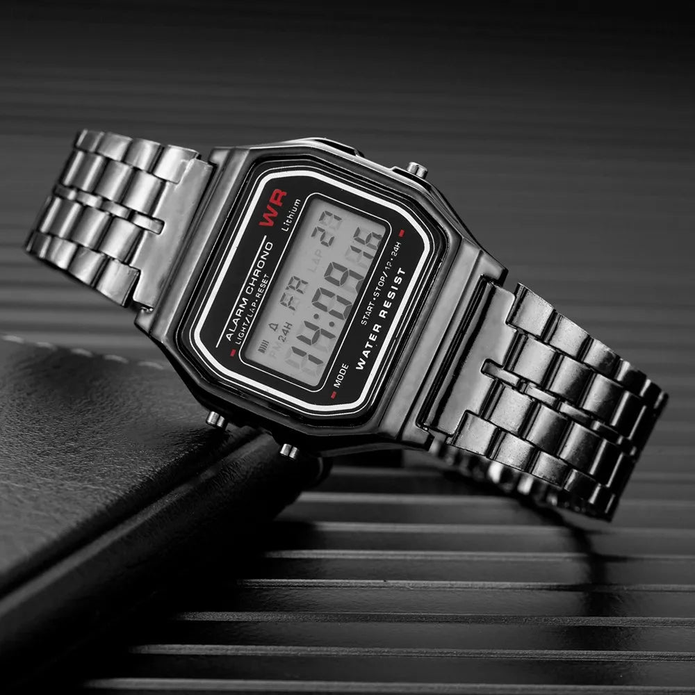 2025 Digital Watches For Men Sports Waterproof Bracelet Clock Gold Electronice LED Wristwatch Women Casucal montre homme relogio