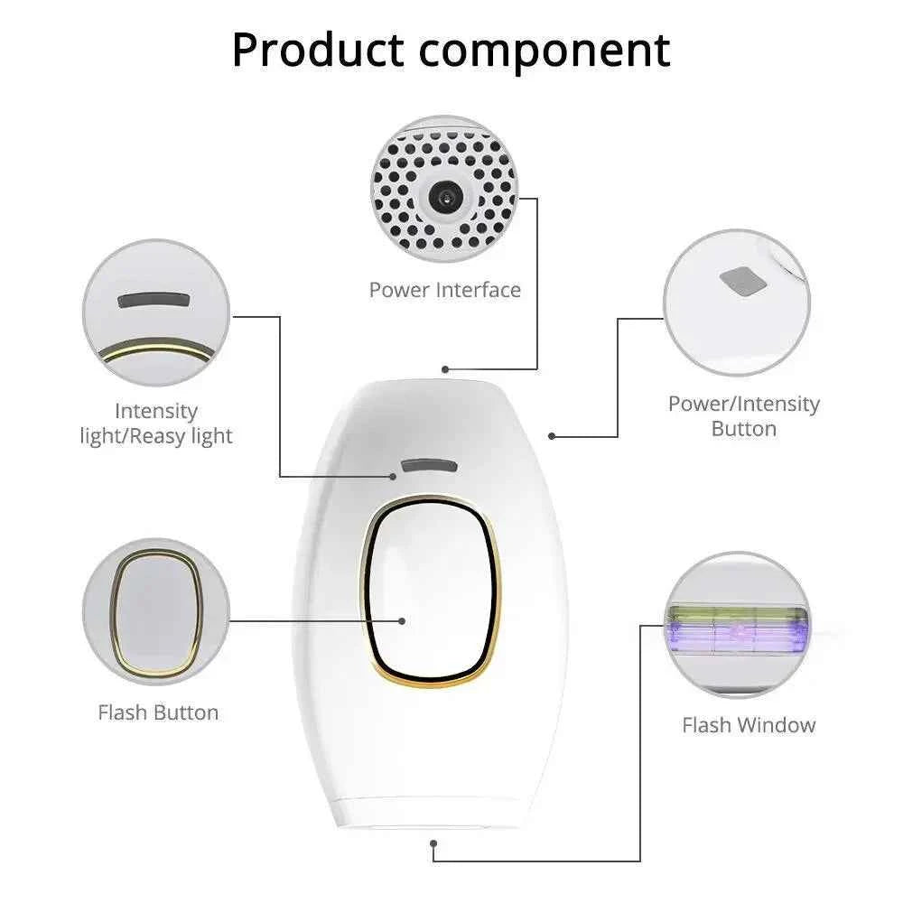 IPL laser Hair Remover Hair Cutting Machine Straighteners Vibration Shaver Facial Hair Laser Epilator Women&