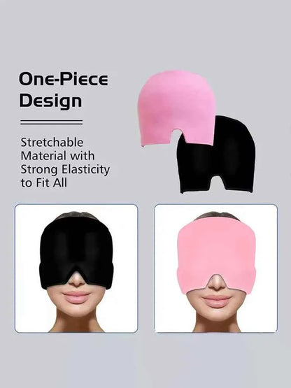 Migraine Relief Hat headache hat Gel Hot Cold Therapy Ice Cap For Relieve Pain Ice Hat Eye Mask Stress Pressure Pain Relief