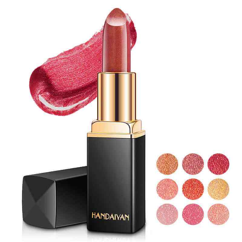 Shiny Metallic Color Changing Lipstick | Pearlescent Metallic Lipstick