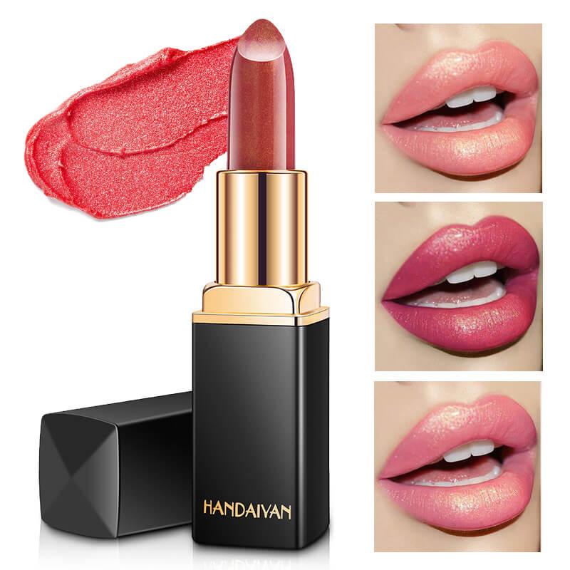 Shiny Metallic Color Changing Lipstick | Pearlescent Metallic Lipstick