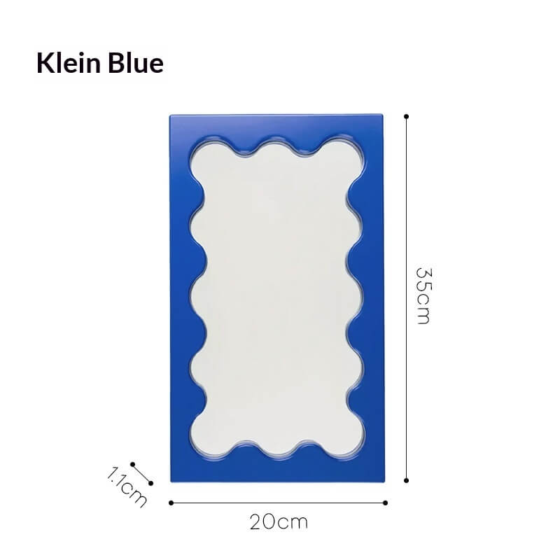 Square Wave Pattern Vanity Mirror | Wall Mirror For Living Room