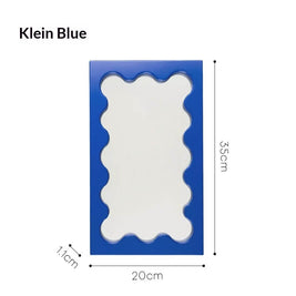 Square Wave Pattern Vanity Mirror | Wall Mirror For Living Room