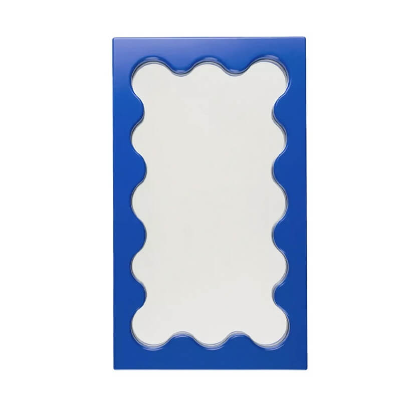 Square Wave Pattern Vanity Mirror | Wall Mirror For Living Room