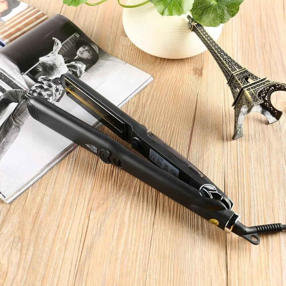 Steam Hair Straightener With Argan Oil | Professional Steam Flat Iron