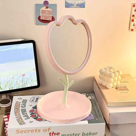 Tulip Desktop Vanity Mirror For Dorm Room | Student Desktop Mirror