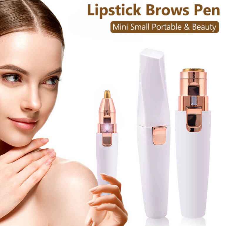 USB Charging Lipstick Shaver | 2 In 1 Mini Electric Shaver