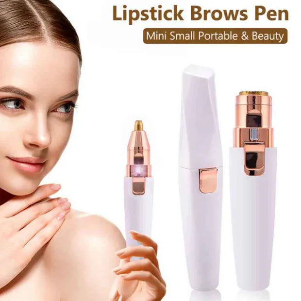 USB Charging Lipstick Shaver | 2 In 1 Mini Electric Shaver