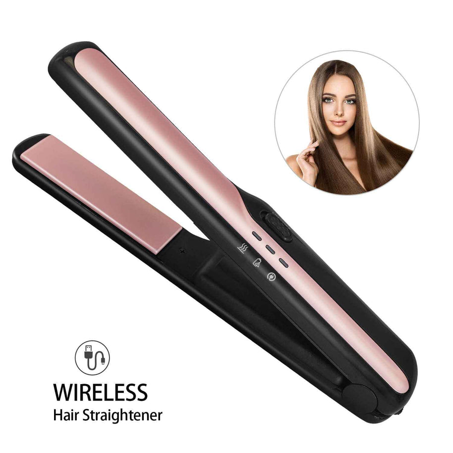 USB Rechargeable Hair Straightener | Wireless Hair Straightener