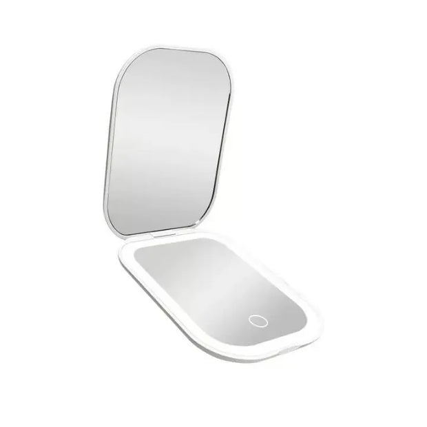 Ultra Thin Foldable Makeup Mirror With Lights | Three Color Lighting