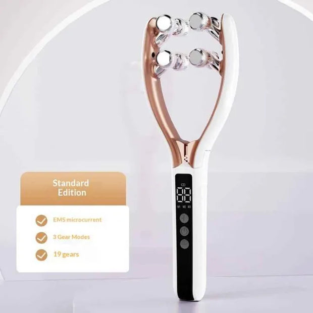 V-Roller EMS Microcurrent Face Massager | Skin Tightening & Firming Device