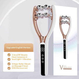 V-Roller EMS Microcurrent Face Massager | Skin Tightening & Firming Device