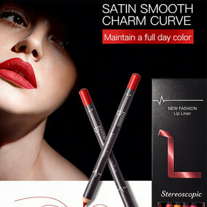 Vegan Soft Pencils Longwear Lip Liners | 12 Color Lip Liner Pencil Set 