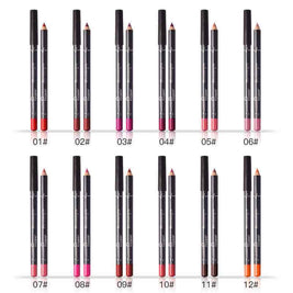 Vegan Soft Pencils Longwear Lip Liners | 12 Color Lip Liner Pencil Set 