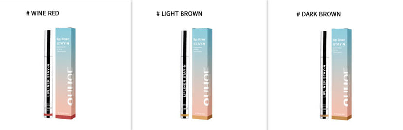 Waterproof Dark Brown Lip Liner Pen | Long Lasting Brown Lip Liner