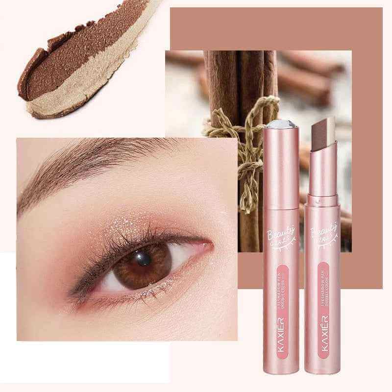 Waterproof Two Color Eyeshadow Stick | Lazy Girl Eyeshadow Stick
