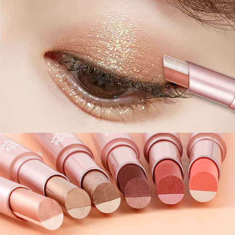 Waterproof Two Color Eyeshadow Stick | Lazy Girl Eyeshadow Stick