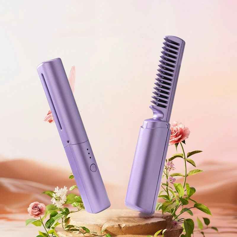 Wireless Hair Straightener | Fast Heating Negative Ion Straightening