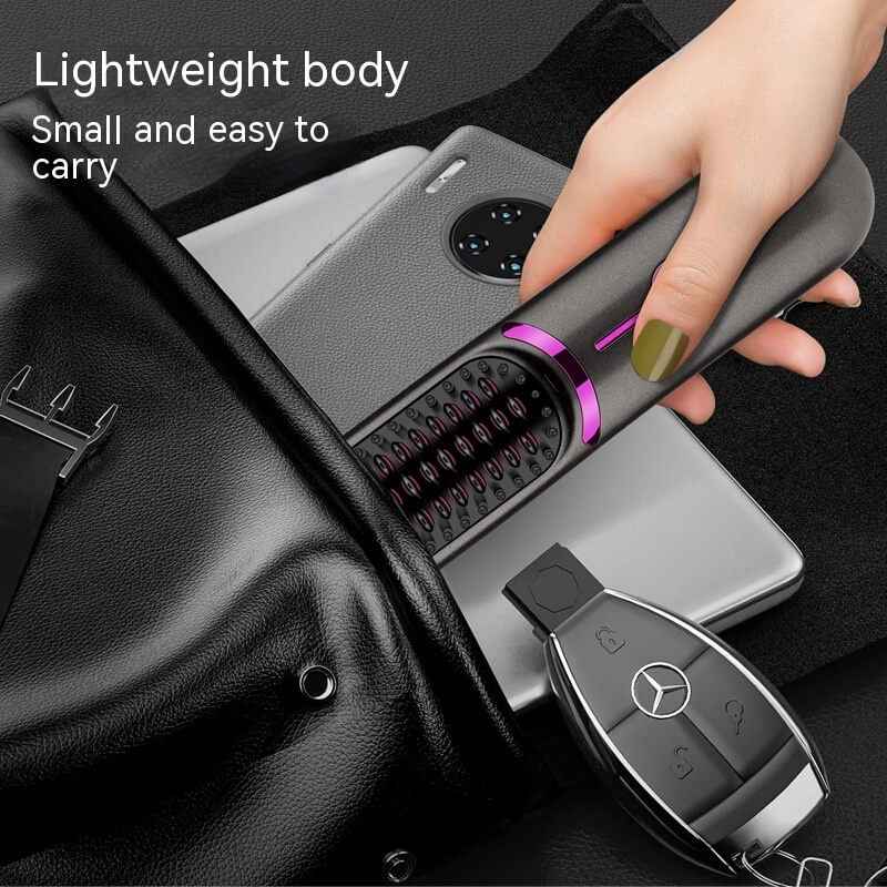 Wireless Hair Straightening Comb | USB Rechargeable Hair Comb