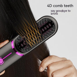 Wireless Hair Straightening Comb | USB Rechargeable Hair Comb