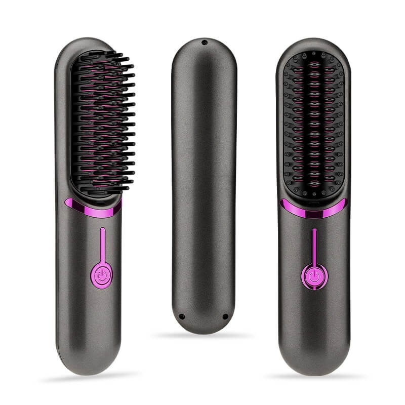 Wireless Hair Straightening Comb | USB Rechargeable Hair Comb