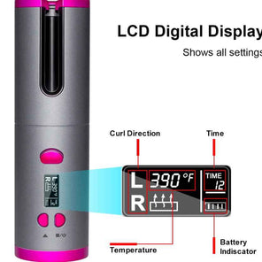 Wireless Multifunctional Curling Iron | USB Rechargeable Curling Iron