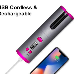Wireless Multifunctional Curling Iron | USB Rechargeable Curling Iron
