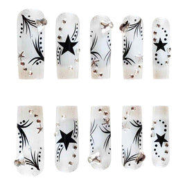Women's Rhinestone Patch Nails | Easy Apply Rhinestone Nails