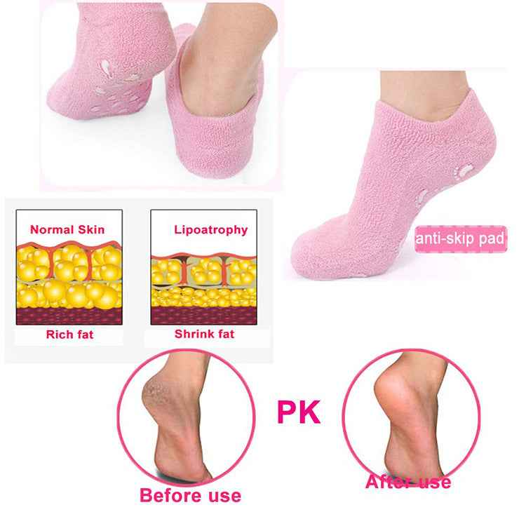 Moisturizing Gel Socks for Cracked Skin Care