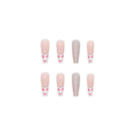 Wearable Finished Nail Beauty Love Fake Nails