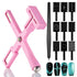 11Pcs Cat Eye Gel Nail Polish Tools Set- Cat Eye Magnet for Nails and Magnetic Nail Polish 5 in 1 Multifunction Nail Magnet 9Pcs Stripe Magnet Plates Magnet Pen for 3D Nail Art Nail Salon or DIY