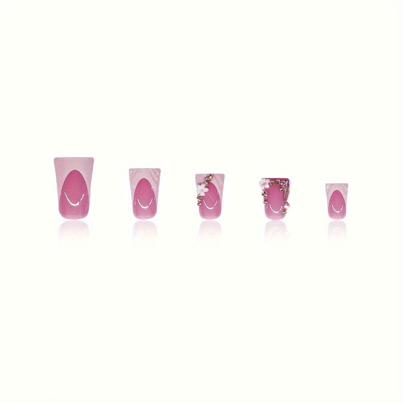 Removable Duckbill Short Fake Nails